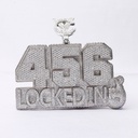 Elevate your style with a personalized lab-grown diamond pendant set in a 14kt white gold frame tailored to reflect your unique elegance