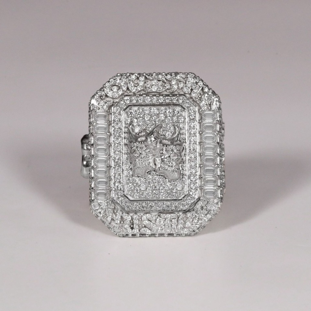 14KT White Gold Lab Created Diamond Ring For Men's Unique And Luxury Round Cut Lab Created Diamond Ring
