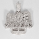 Crafting a custom and attractive diamond pendant in 14kt white gold with a lab-grown diamond
