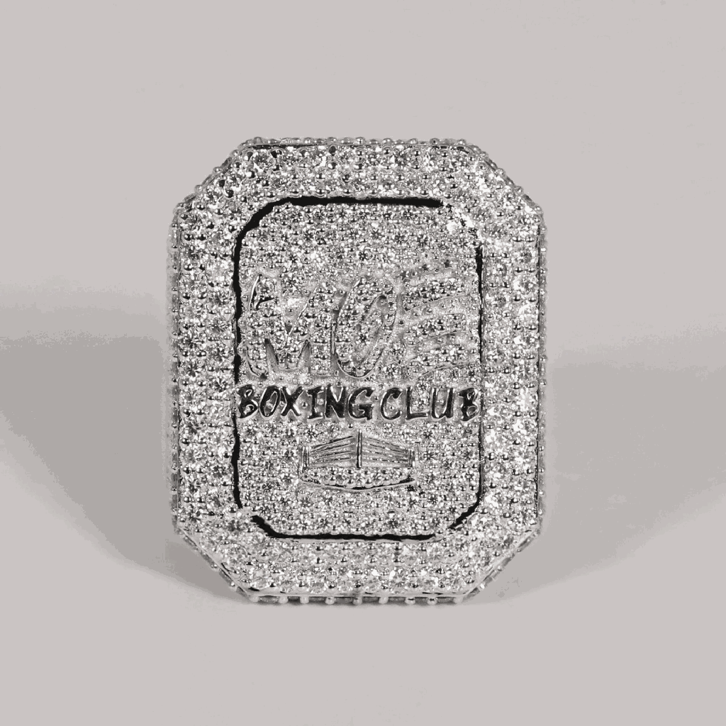 14KT White Gold Lab Created Diamond Ring For Men's Unique And Luxury Round Cut Lab Created Diamond Ring