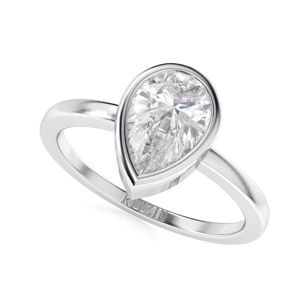 1.50CTPear Cut Diamond Solitaire Engagement Ring for Women