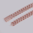 22 inch 18 mm classic hip hop diamond cuban chain with vvs clarity for unisex