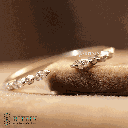 Marquise and Round Shape Moissanite Half Eternity Wedding Band For Women