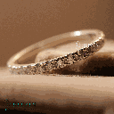 Round Cut Diamond Half Eternity Wedding Band For Women