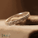 Round Cut Diamond Half Eternity Wedding Band For Women