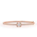  Round Cut Diamond Unique Style Tennis Bracelet For Women