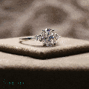 Oval And Pear Cut Diamond Three Stone Style Engagement Ring For Women
