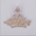 Newly added this hip hop 14 kt gold diamond pendant in lab grown diamonds with vvs clarity diamonds
