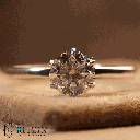 Round Cut Diamond Solitaire Style Engagement Ring For Women