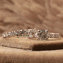 Round Cut Diamond Excellent Style Bridal Set Wedding Band For Women 