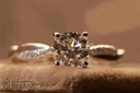 Round Cut Diamond Twisted Style Engagement Ring For Women