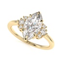 Marquise Cut Diamond 7 Stone Engagement Ring for Women