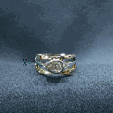Pear And Round Cut Diamond Unique Style Engagement Ring for Women