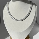 5.00MM Princess Cut Diamond Tennis Chain For Women