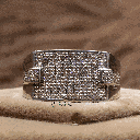 Round Cut Diamond Heavy Style Engagement Ring For Man 
