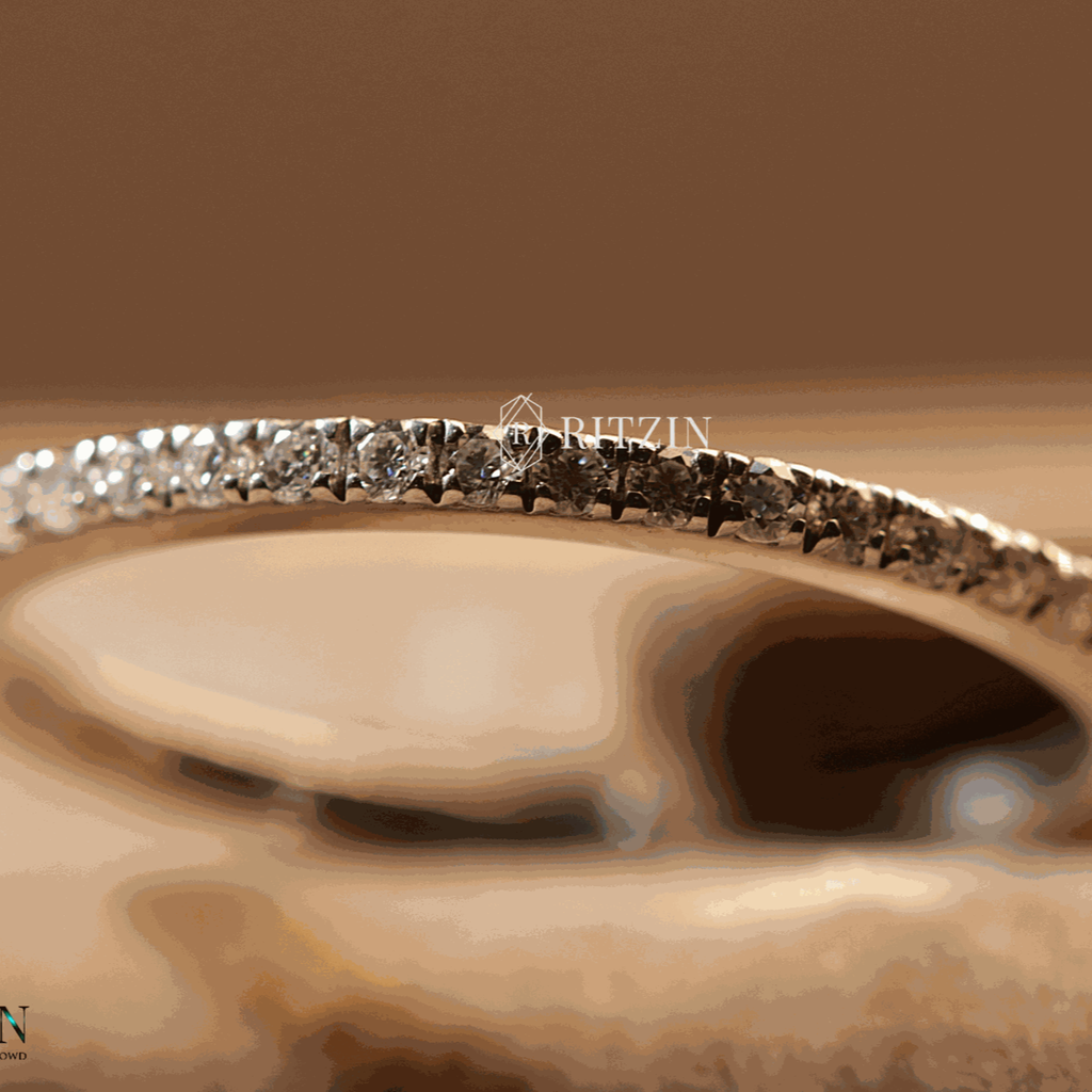  Round Cut Diamond Full Eternity Wedding Band For Women 