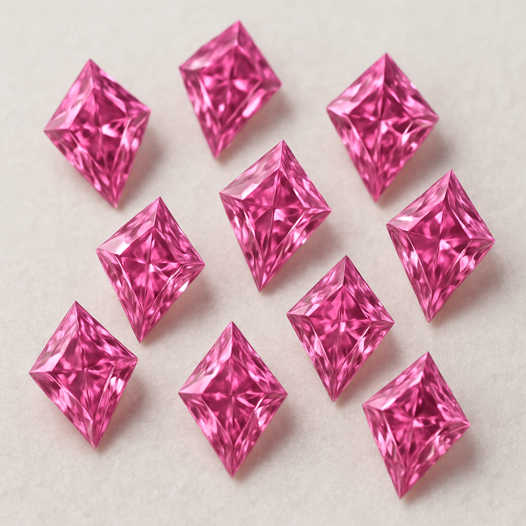 6.5 × 4.5 mm Kite CVD Pink