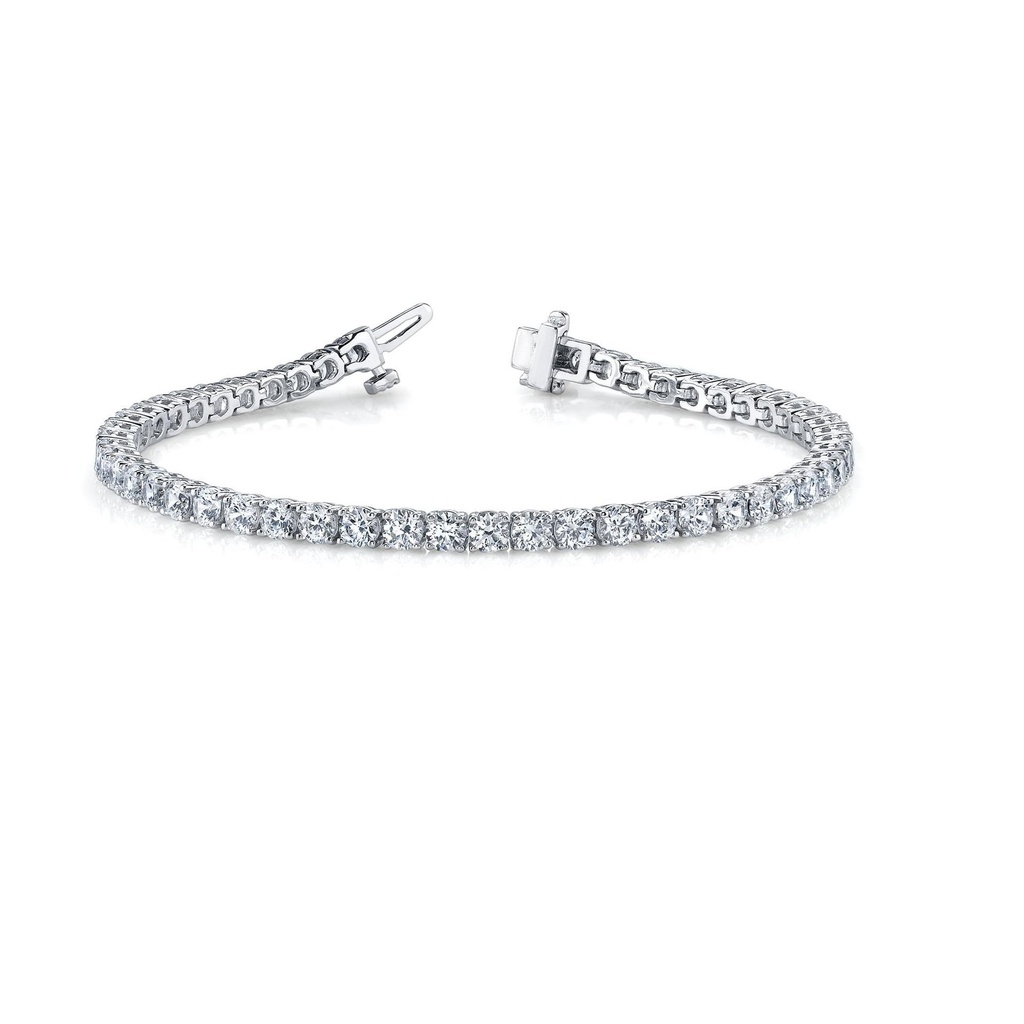 Round Cut Diamond Tennis Bracelet For Women Excellent Style Every Occasion Wearing Bracelet