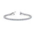 Round Cut Diamond Tennis Bracelet For Women Excellent Style Every Occasion Wearing Bracelet