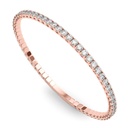 Round Cut Diamond Sophia Flexible Bangle Bracelet For Women Every Occasion Wearing Bangle