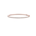 Round Cut Diamond Lucy Traditional Bangle Bracelet For Women Unique Style