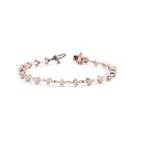 8.00MM Round Cut Diamond Unique Style Tennis Bracelet For Women Every Women Wearing Bracelet