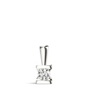 6.50MM Round Cut Diamond Bar Set Charm Pendant For Women Excellent Style