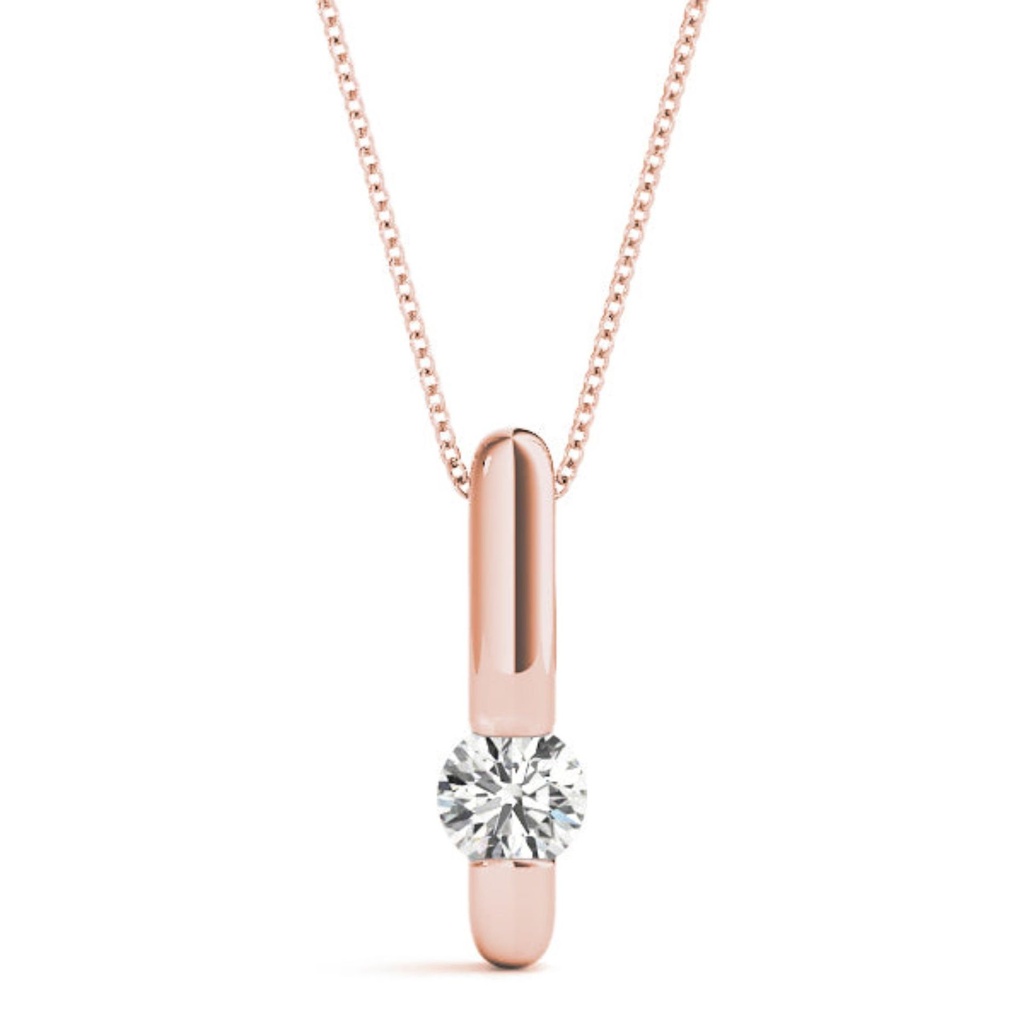 6.50MM Round Cut Diamond Monroe Charm Pendant For Women Unique Style