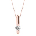 6.50MM Round Cut Diamond Monroe Charm Pendant For Women Unique Style