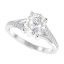 2.00CT Oval Cut Diamond Anniversary Ring For Women