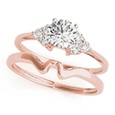 Round Cut Diamond Seven Stone Style Bridal Set Wedding Ring for Her/Women/Cluster Style Excellent Ring