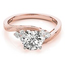 Round Cut Diamond Unique Style Seven Stone Engagement Ring for Her/Women