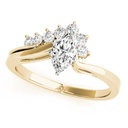 Marquise Cut Diamond Unique Style Engagement Ring for Her/Women