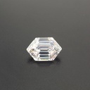 Loose Moissanite White Clean Long Hexagon Cut 12.00 x 6.00 MM