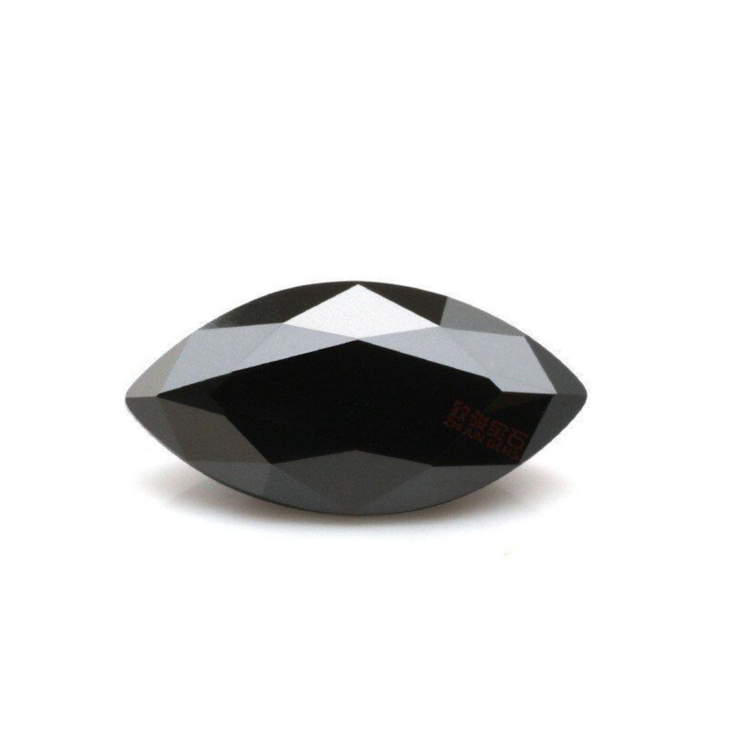 Loose Moissanite Black Clean Marquise Cut 12.00 x 6.00 MM