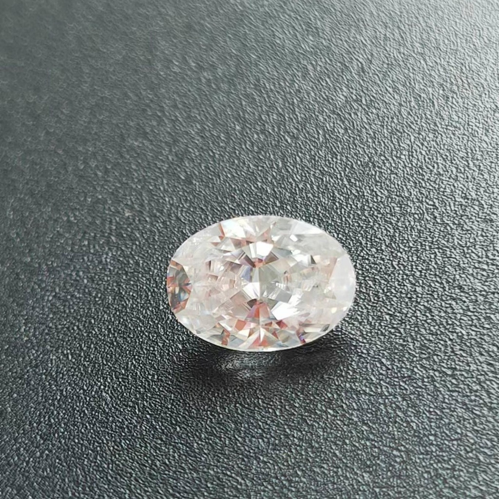Loose Moissanite White Clean Oval Cut 10.00 X 8.00 MM