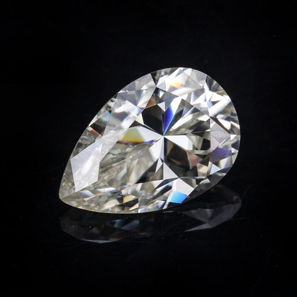 Loose Moissanite White Clean Pear Cut 6.00 x 4.00 MM