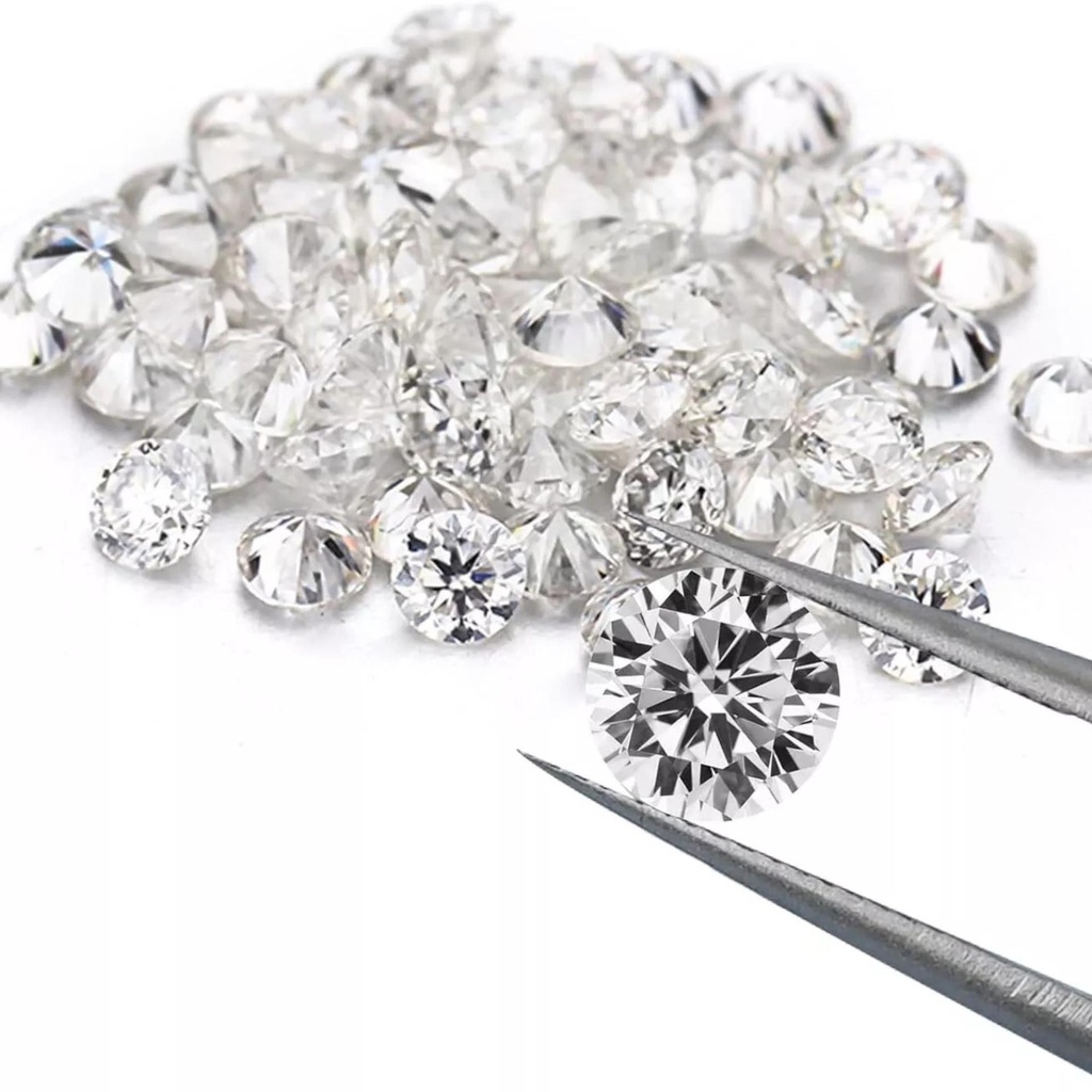 Loose Moissanite White Clean Round Cut 2.30 MM