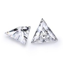 Loose Moissanite White Clean Triangle Cut 10.00 MM