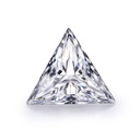 Loose Moissanite White Clean Triangle Cut 6.50 MM