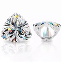 Loose Moissanite White Clean Trillion Cut 10.00 MM