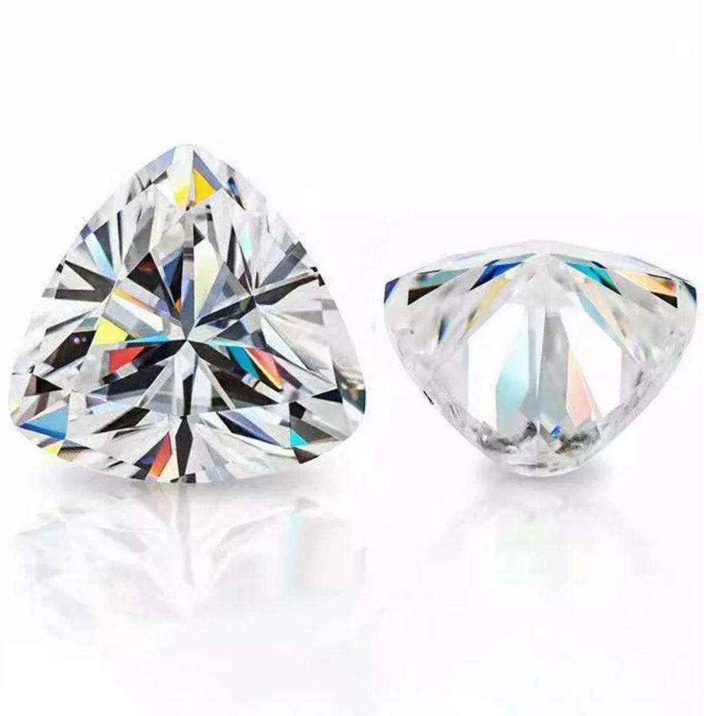 Loose Moissanite White Clean Trillion Cut 9.00 MM