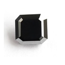 Loose Moissanite Black Clean Square Radiant Cut 10.00 MM