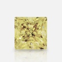 Loose Moissanite Canary Yellow Clean Princess Cut 10.00 MM