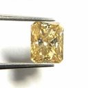 Loose Moissanite Canary Yellow Clean Radiant Cut 9.00 x 7.00 MM