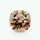 Loose Moissanite Deep Brown Clean Cushion Cut 7.50 MM