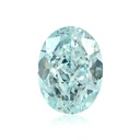 Loose Moissanite Fancy Blue Clean Oval Cut 7.00 x 5.00 MM