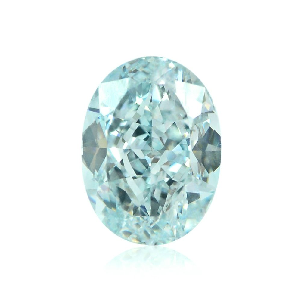 Loose Moissanite Fancy Blue Clean Oval Cut 8.00 x 6.00 MM