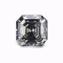 Loose Moissanite Grey Clean Asscher Cut 8.50 MM