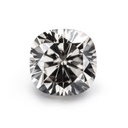 Loose Moissanite Grey Clean Cushion Cut 10.50 MM